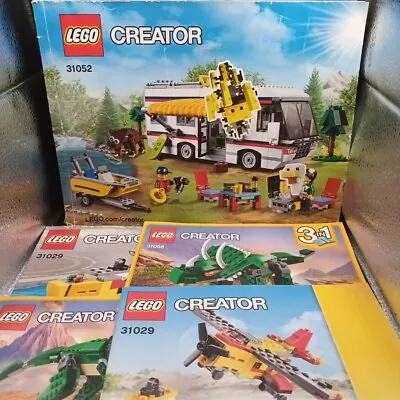 Buy Lego Creator Instructions. 31052, 31029, 31058, 31029 • 5£