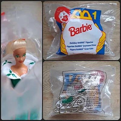 Buy 1995 McDonalds Holiday Barbie, Christmas, Sleigh, Mattel, Happy Meal, Sealed • 12£