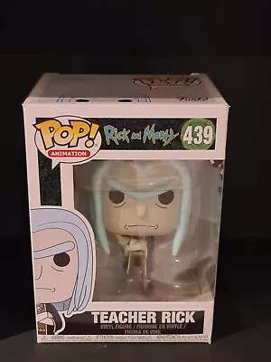 Buy #439 Teacher Rick From Rick And Morty Animation Funko Pop In Protector • 9.95£