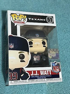 Buy J.J.Watt Funko Pop Vinyl Figure #51 NFL American Football JJ Watt Houston Texans • 9.95£