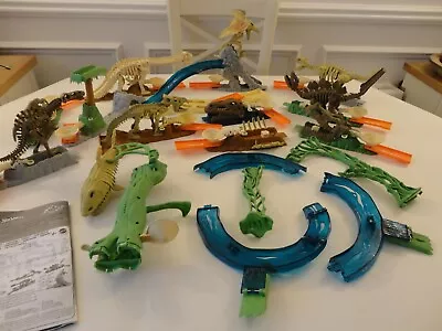 Buy Hot Wheels Dinosaurs Trick Track Mattel 2009 With 15 Cars & Instructions VGC • 45.24£