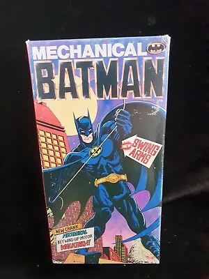 Buy VINTAGE MECHANICAL BILLIKEN BATMAN FIGURE WIND UP Tinplate ROBOT BOXED COMPLETE. • 139.99£
