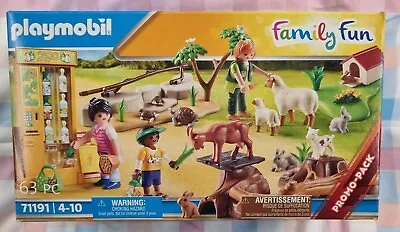 Buy Playmobil Family Fun 71191 Petting Zoo Farm Promo-Pack Animal Toys NEW • 15£
