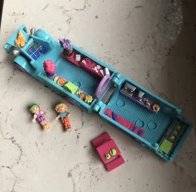 Buy Polly Pocket Play Set Flower Cafe Bus On The Go - 1996, Bluebird Complete • 92.92£