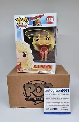 Buy PAMELA ANDERSON Signed Funko Pop #446 Showmasters ACOA Baywatch Cheapest On Ebay • 170£