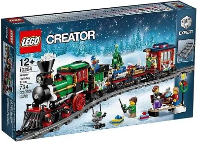 Buy LEGO Creator Expert (10254) Winter Holiday Train (Brand New & Sealed) • 257.48£