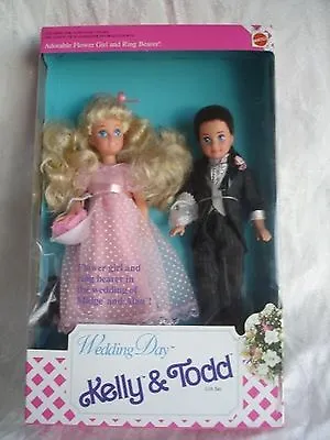 Buy 1991 Wedding Day Kelly & Todd Gift Set Barbie • 123.33£