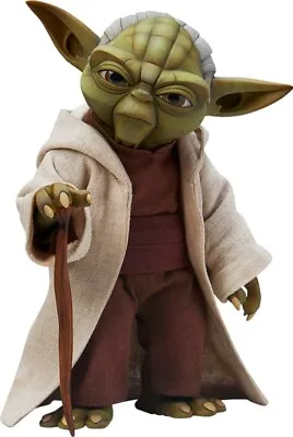 Buy Star Wars: The Clone Wars - Yoda 1:6 Scale Figure Sideshow Toys • 137.29£