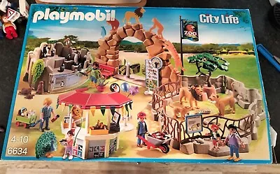 Buy 2 Playmobil Sets City Life 6634 & 6635 Farm & Zoo Boxed Lovely Condition • 42.99£