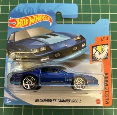 Buy Hot Wheels 1985 Chevrolet Camaro IROC-Z Blue Muscle Number 191 New And Unopened  • 19.99£