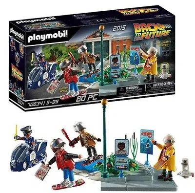 Buy Playmobil Back To The Future Part II Hoverboard Chase Playset 70634 New 80pc • 12.95£