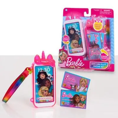 Buy Barbie Unicorn Play Phone Set With Lights And Sounds • 17.49£