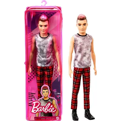 Buy Barbie Fashionista Doll Zip Case Ken Punk Rock Rocker Doll New Figure Toy Mattel • 16.99£