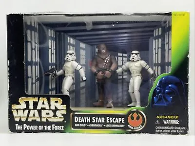 Buy Star Wars DEATH STAR ESCAPE Action Figure Set POWER OF THE FORCE Kenner POTF 2 • 29.99£