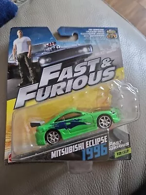 Buy Mattel Fast And Furious 1:55 Mitsubishi Eclipse Green • 55£