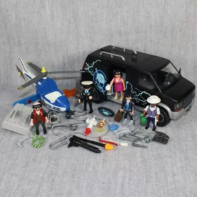Buy PLAYMOBIL City Action Police Helicopter Runaway Van 70575 No. Complete Play Set • 22.56£