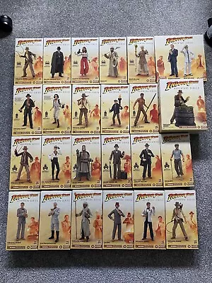 Buy Indiana Jones Adventure Series Figures Complete Set, All Mint! 25 Figures Total! • 102£