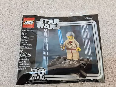 Buy Lego Star Wars 30624 Obi-wan Kenobi 20th Anniversary Minifigure SEALED Polybag • 13£