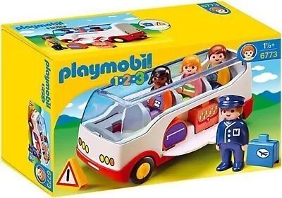Buy Playmobil 1.2.3. Airport Shuttle Bus - 6773 • 15.99£