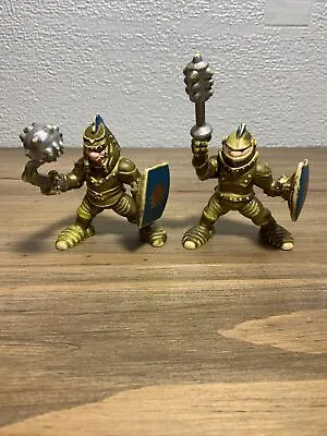 Buy Rare Vintage Fisher-Price Great Adventure 2 X GOLD KNIGHTS 2.5  Figure 1994 • 12.99£