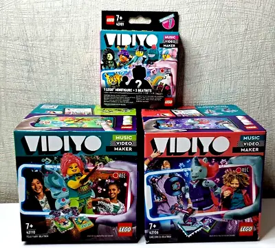 Buy LEGO Vidiyo (Music Video Maker) 43106 Unicorn DJ, 43110 Folk Fairy, 43101 B..... • 8.63£