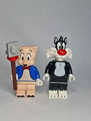 Buy 480. Lego Looney Tunes Minifigures Collt12 Collt06 Sylvester Porky Pig • 8£