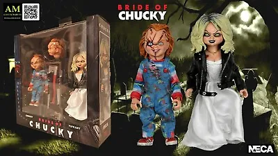 Buy Neca - Bride Of Chucky - Chucky And Tiffany - Clothed Action Figure 2-PACK • 105.65£