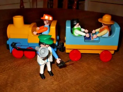 Buy Playmobil Job Lot ~ Train & Carriage ~ Tractor ~ Boat ~ Number Of People ~ Chick • 12.99£