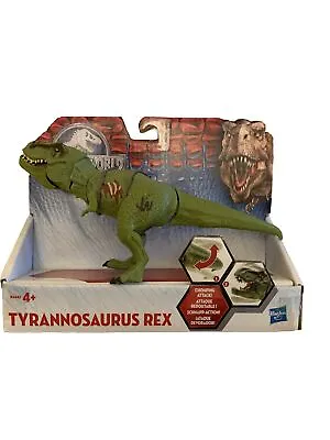 Buy Jurassic Park World Bashers & Biters T REX Green Dino Hasbro Tyrannosaurus NEW • 15.46£
