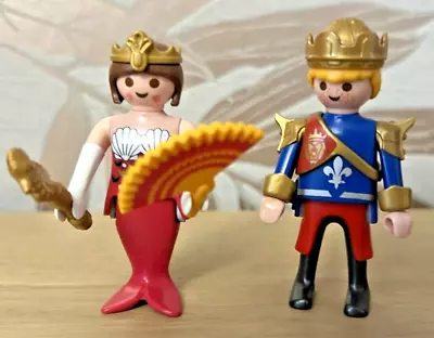 Buy PLAYMOBIL King Plus Mermaid Queen Figures - Spares For Fantasy Set • 3.25£