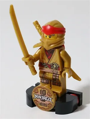 Buy New LEGO Ninjago 71736 Gold Kai Minifigure Legacy 10th Anniversary - Genuine • 34.99£