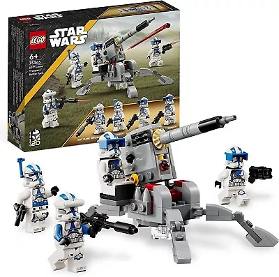 Buy LEGO STAR WARS 501st CLONE TROOPERS BATTLE PACK 75345 New Sealed Sent Boxed • 21.99£