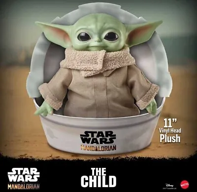 Buy Star Wars Baby Yoda The Child The Mandalorian 11-Inch Plush Toy Figure • 19.99£