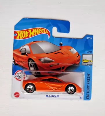 Buy Hot Wheels McLaren F1 Orange Short Card In Box Unopened New  • 5£