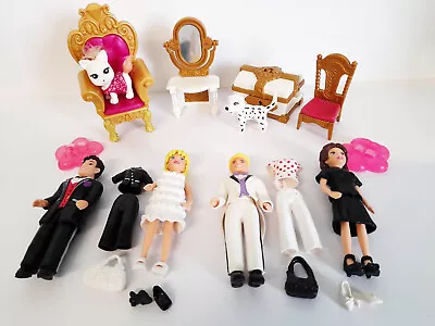 Buy Polly Pocket DOLLS + FASHION OUTFIT + Furniture Collection White / Black • 22.53£