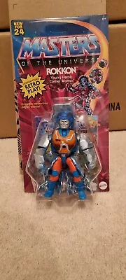 Buy Masters Of The Universe Origins Rokkon USA Creations Figure Exclusive • 29.99£