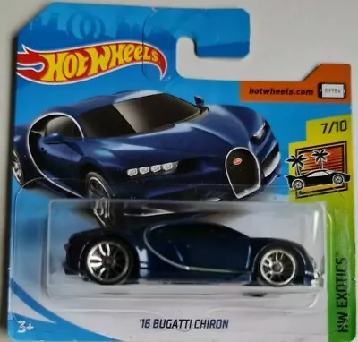 Buy Hot Wheels 2019❗16' Bugatti Chiron 236/250 HW Exotics  7/10 • 30£