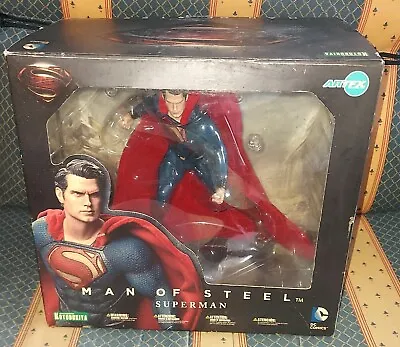 Buy Superman (man Of Steel) Kotobukiya Statue Artfx With Box Henry Cavill • 82.37£