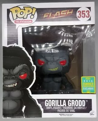Buy Funko POP #353 Gorilla Grodd - 6 Inch - The Flash - 2016 Con Damaged Box Vaulted • 33.74£