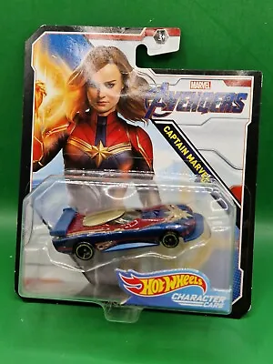 Buy Hot Wheels Marvel Avengers Captain Marvel Character Car (B15) • 7.95£