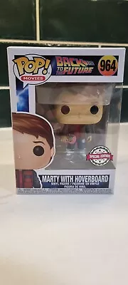 Buy Funko Pop Movies 964 Back To The Future Special Edition - Marty With Hoverboard • 20£