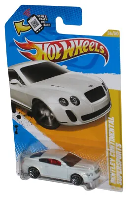 Buy Hot Wheels 2012 New Models 36/50 (2011) White Bentley Continental Supersports Ca • 28.27£