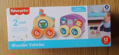 Buy Fisher Price Wooden Vehicles Pk Of 2 • 6£