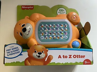 Buy Fisher-Price (GHR19)  Linkimals A To Z Otter Interactive Keyboard Baby Toy -... • 15£