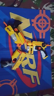 Buy Nerf N-strike Dart Blaster Pistols X3 All Working • 3.99£