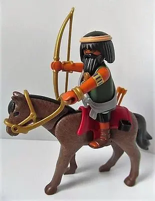 Buy Playmobil Roman/Egyptian Figure: Mounted Soldier/Archer With Horse NEW • 8.99£