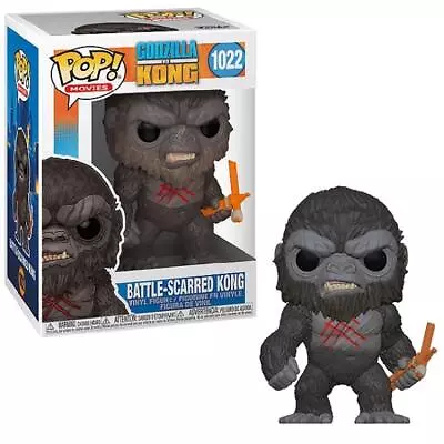 Buy Funko POP! - Godzilla Vs Kong #1022 BATTLE-SCARRED KONG W/ BOX PROTECTOR Fig... • 14.33£