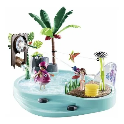 Buy Playmobil 70610 Family Fun Aqua Park Small Pool With Water Sprayer • 20.96£