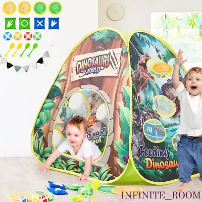 Buy Pop Up Tent Dinosaur Multifunctional Game House Infant Baby Indoor & Outdoor Kid • 15.59£