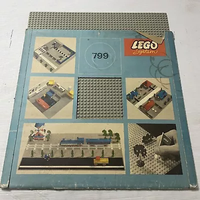 Buy Lego System 799 Giant Base Plate 50x50 Studs. Grey Vintage 1964 Original Box • 20£